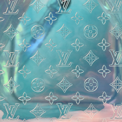 Louis Vuitton PVC Monogram Keepall Bandouliere 50 Iridescent Prism 10 of 10