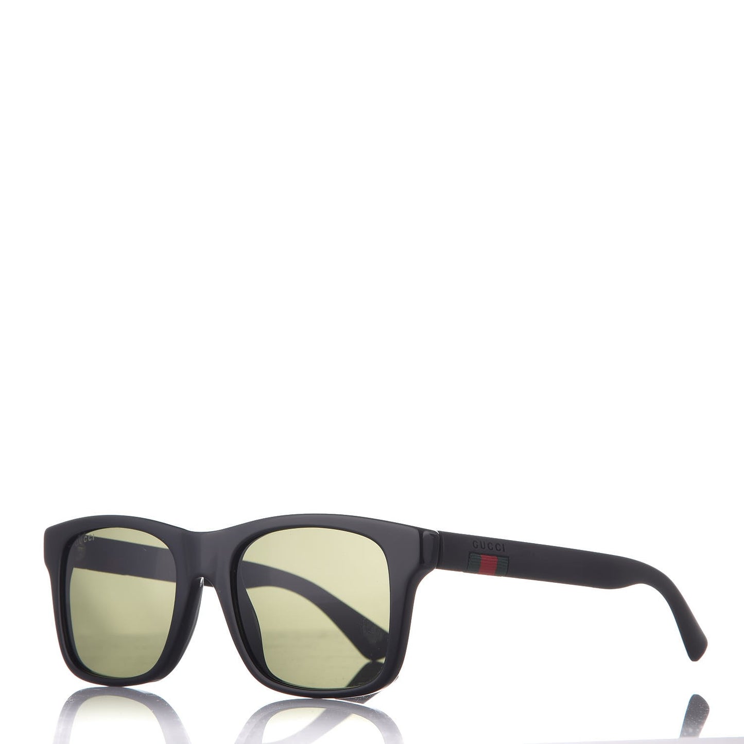 Square Frame Web Sunglasses GG0008S Black