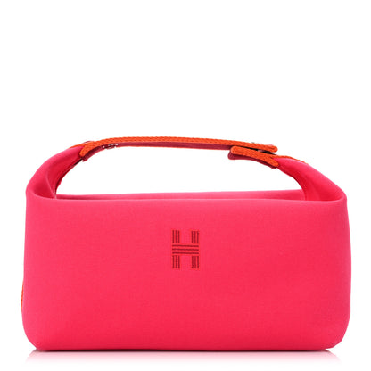 Hermes Canvas Small Bride-A-Brac Pouch Hibiscus 1 of 11