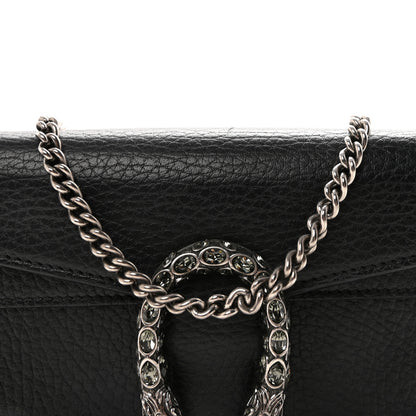 Gucci Calfskin Super Mini Dionysus Shoulder Bag Black 7 of 9