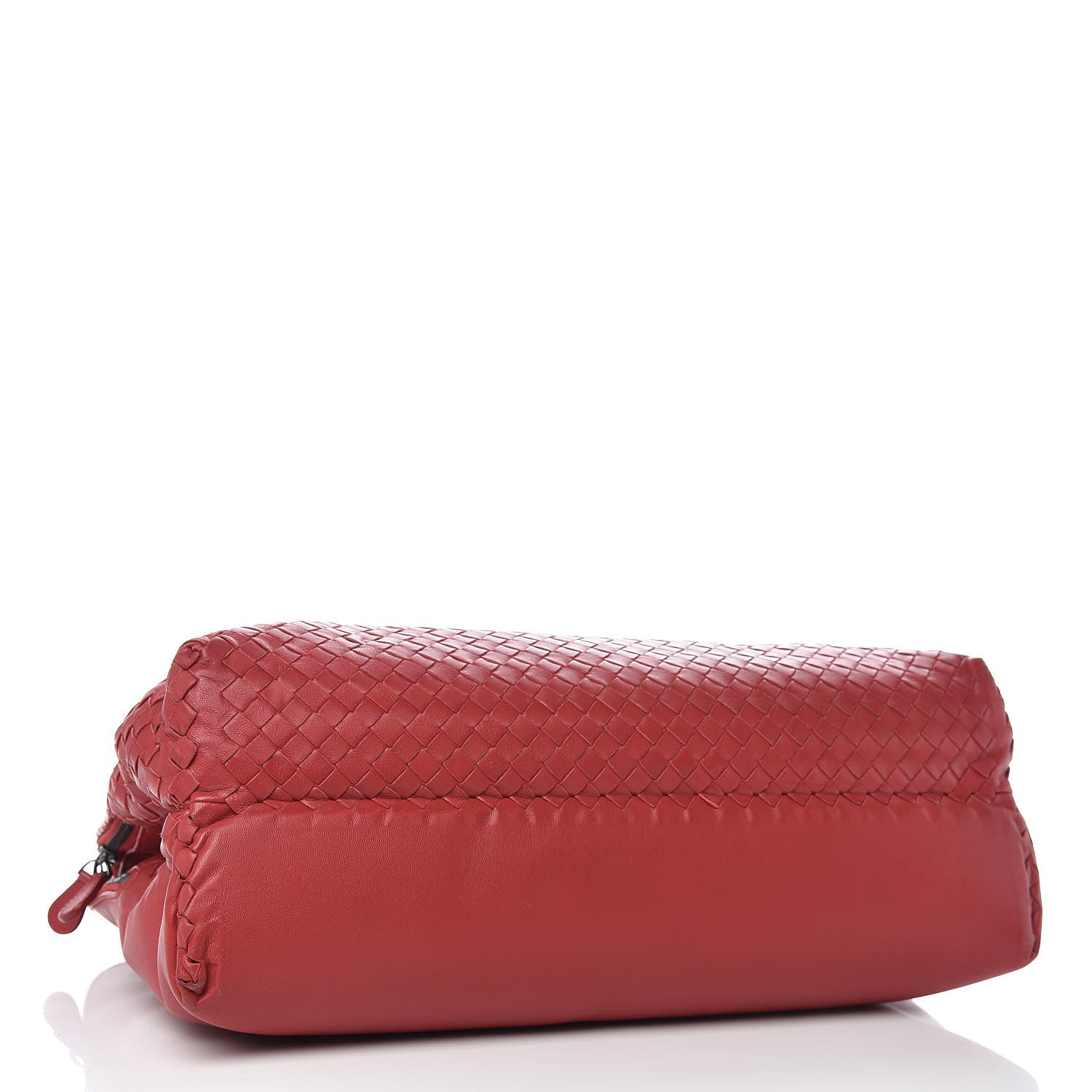 Bottega Veneta Nappa Intrecciato Double Compartment Tote Red 4 of 12