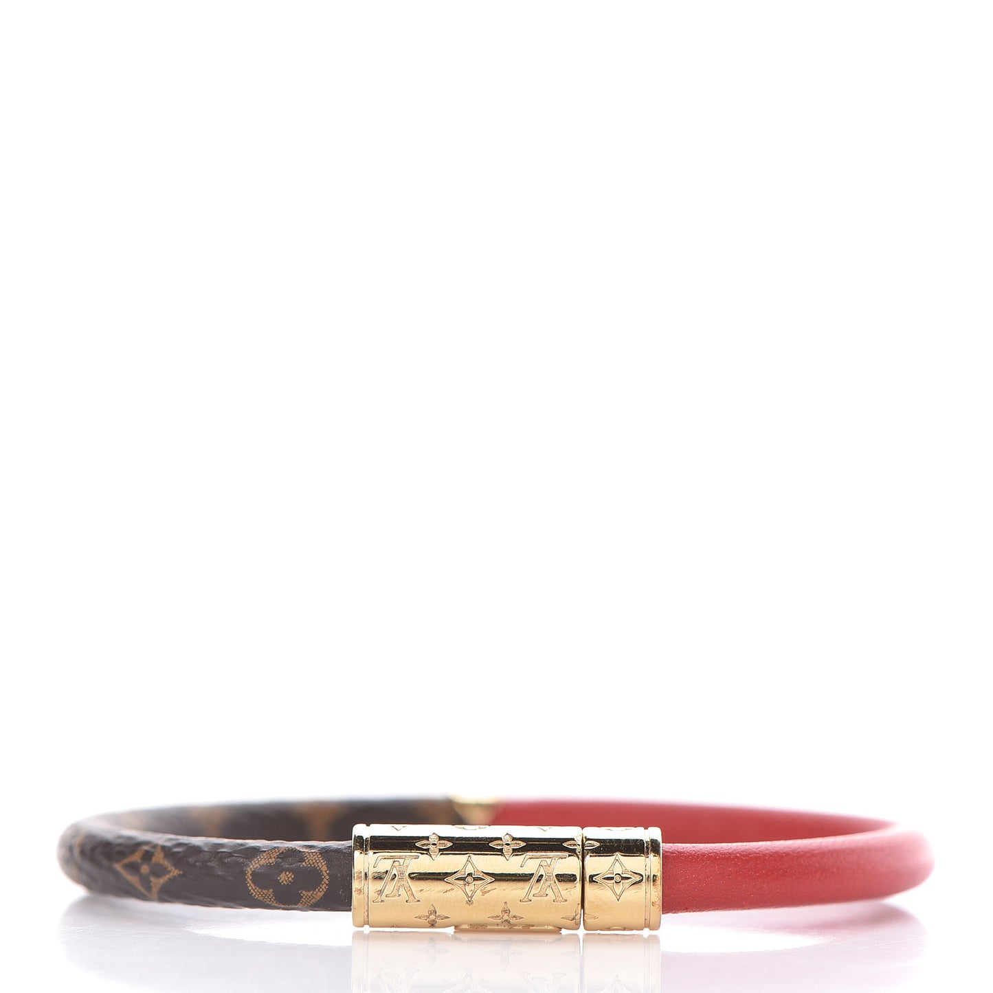 Monogram Daily Confidential Bracelet 17 Red