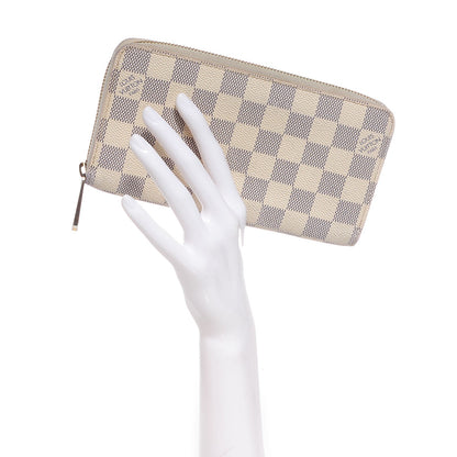 Louis Vuitton Damier Azur Zippy Wallet 2 of 8