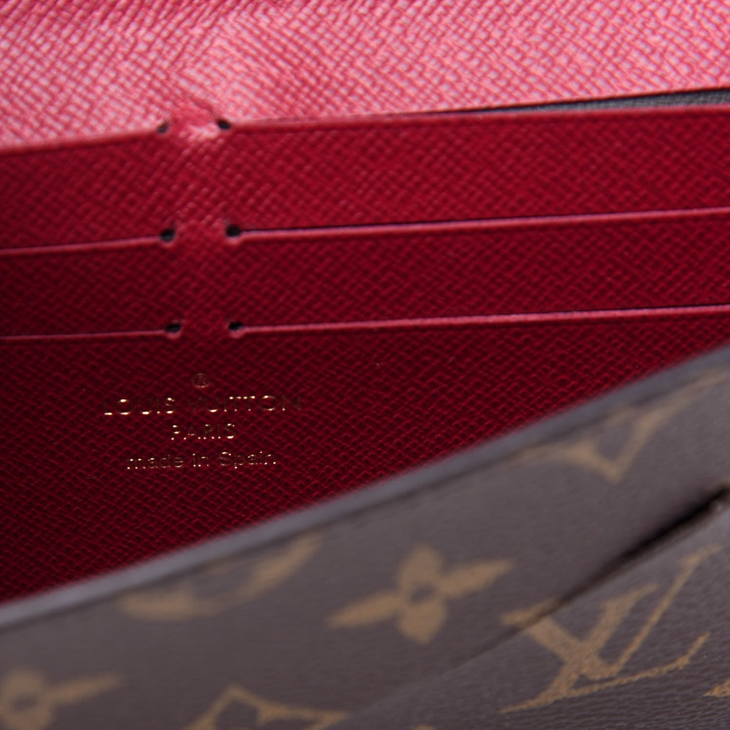 Monogram Jeanne Wallet Fuchsia