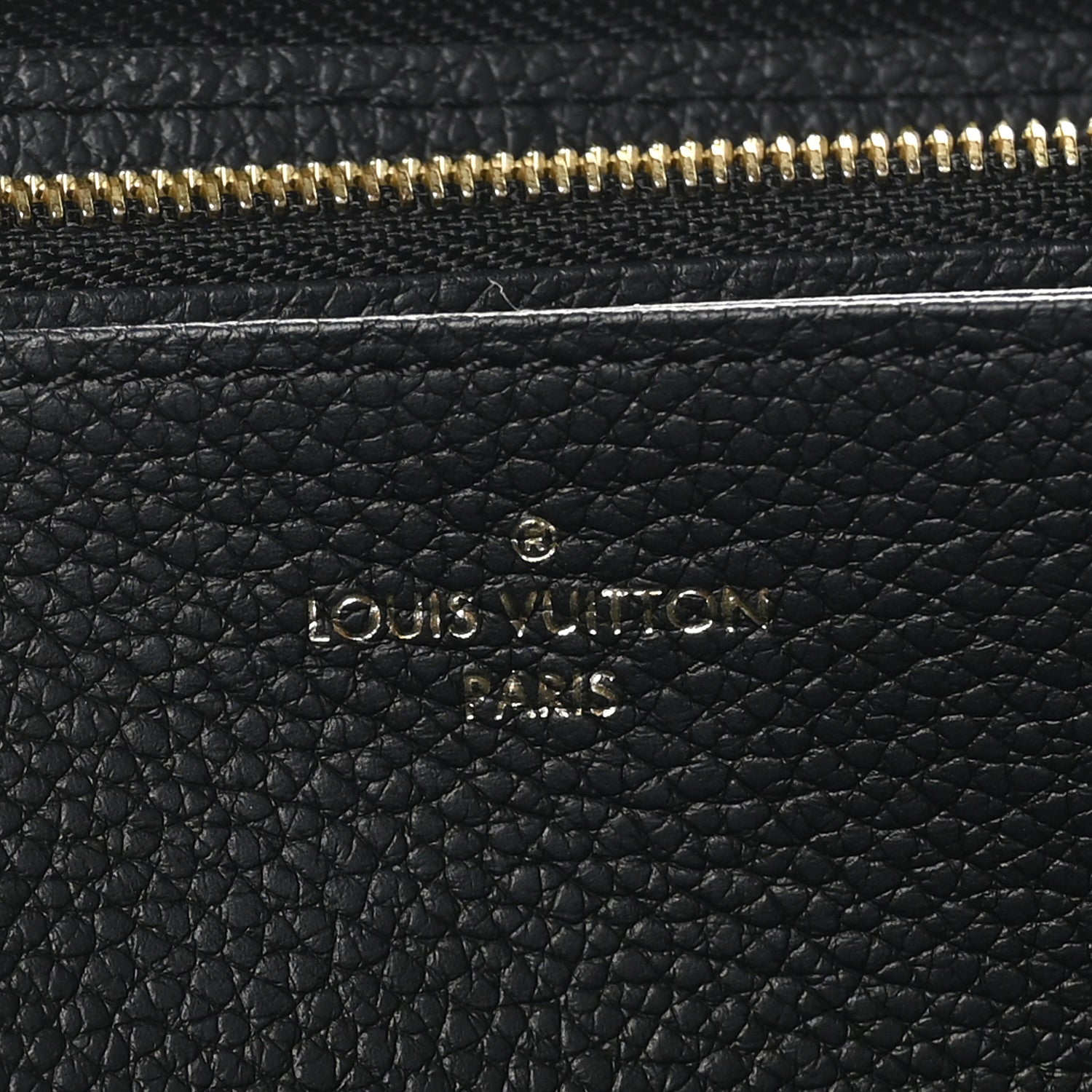 Louis Vuitton Empreinte Zippy Wallet Black 7 of 9