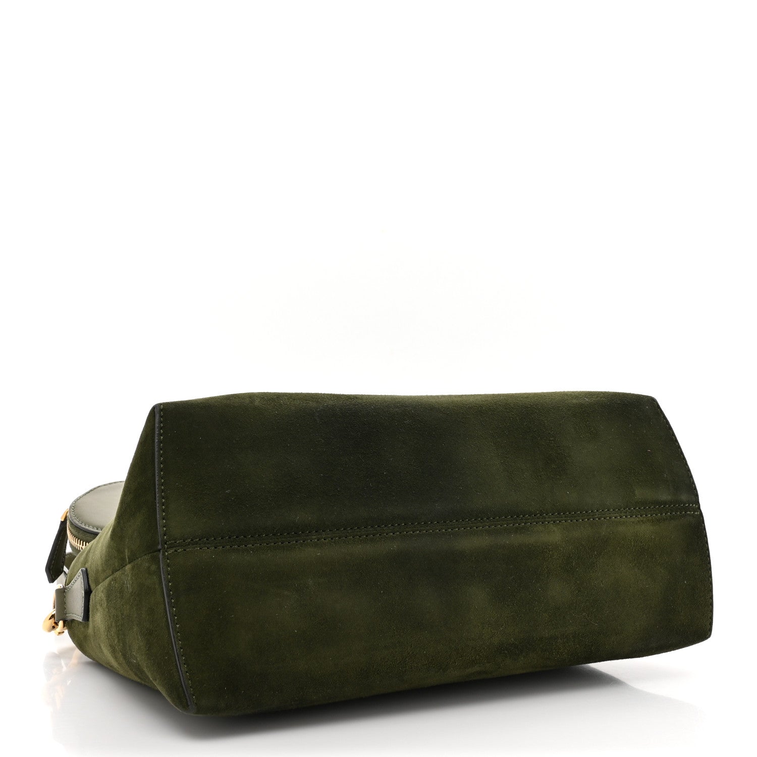 Fendi Suede Vitello Dolce Coin Pocket Medium By The Way Boston Bag Amazzonia Equatore 4 of 15