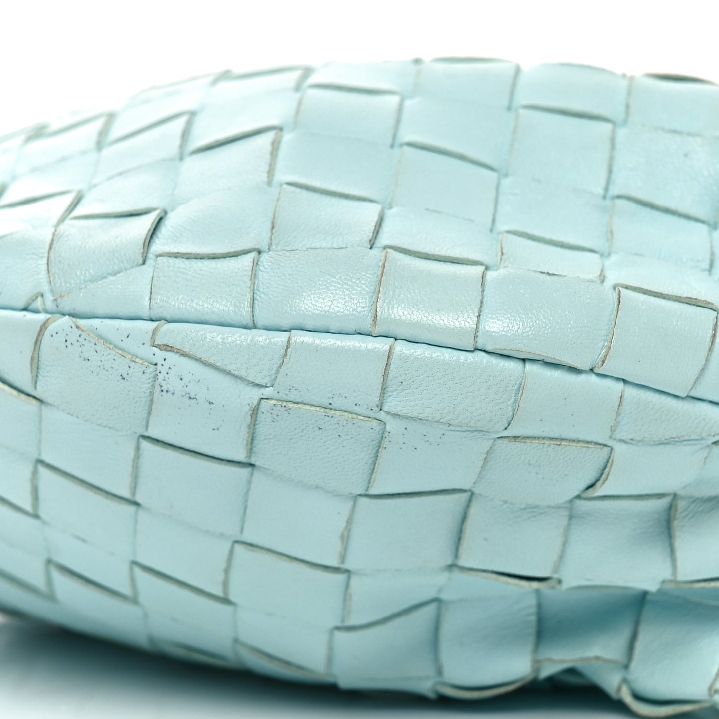 Nappa Intrecciato Mini Jodie Pale Blue