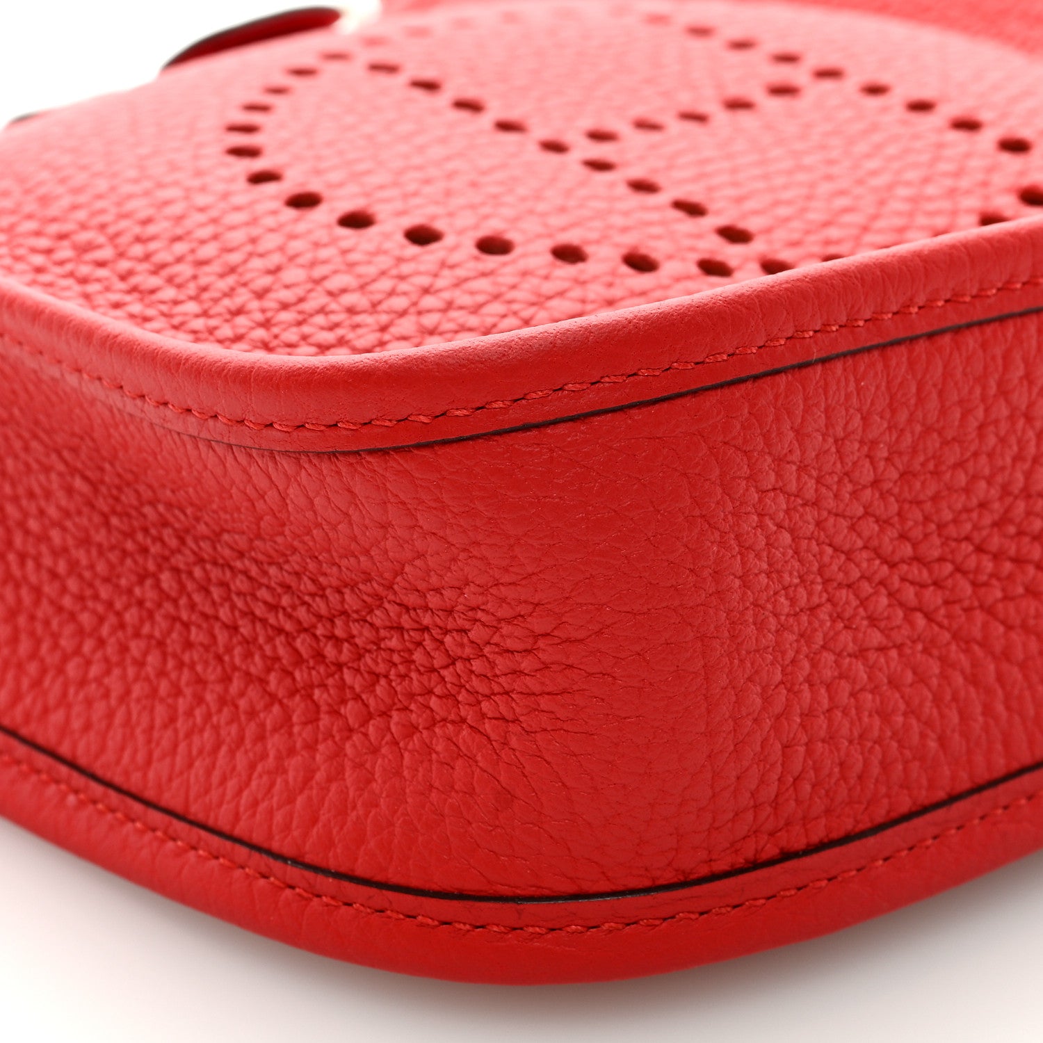 Hermes Taurillon Clemence Evelyne TPM Rouge de Coeur 8 of 10