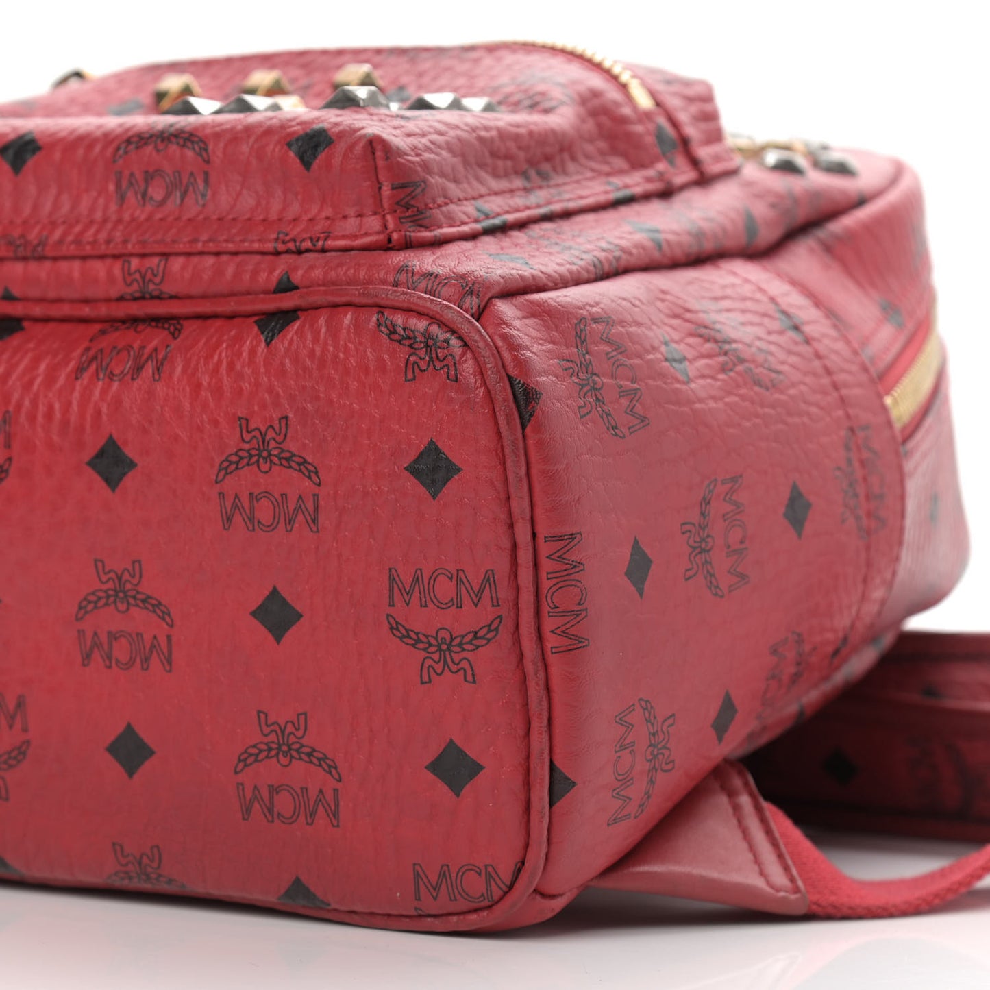 Visetos Studded Small Stark M Backpack Red