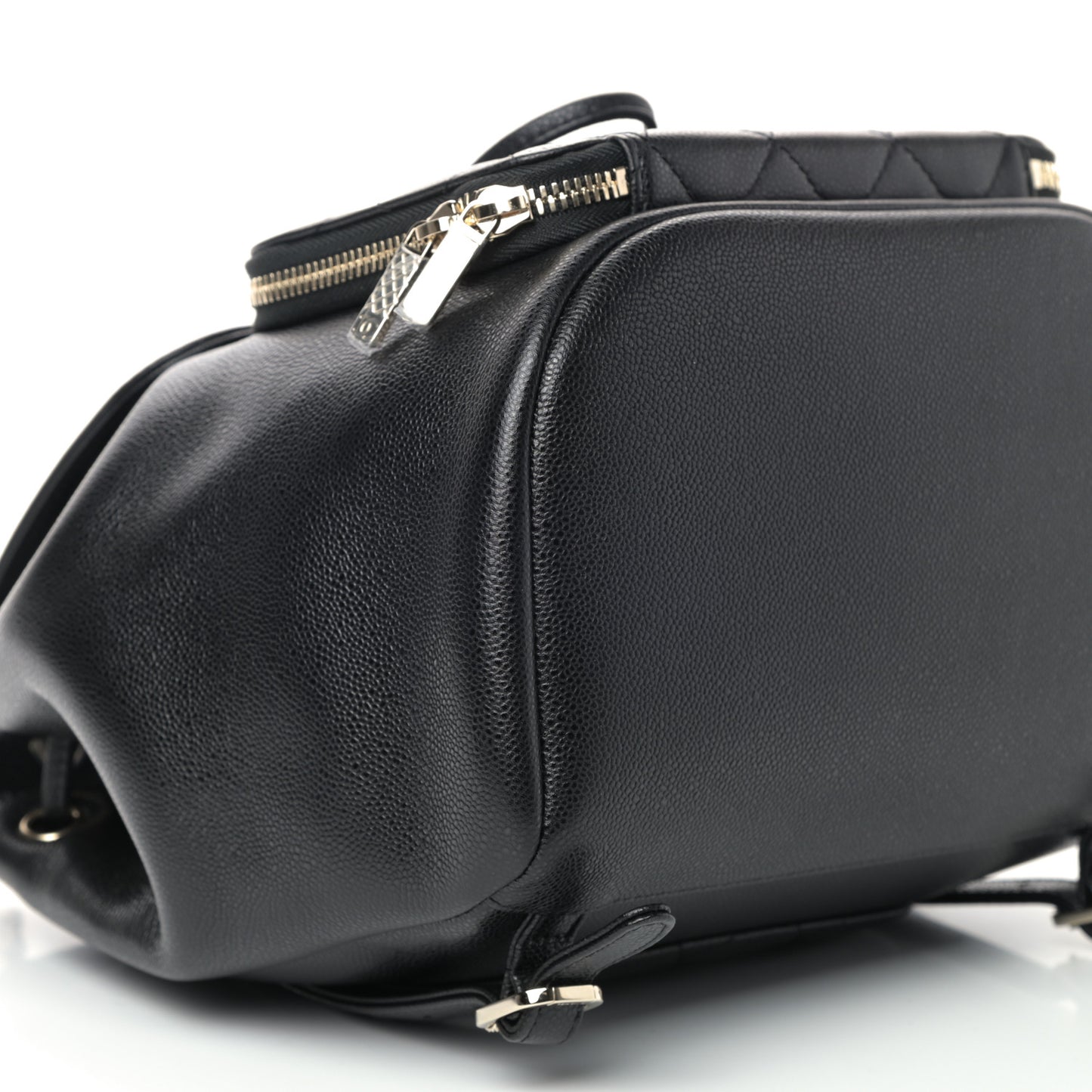 Caviar Quilted Business Affinity Backpack Black