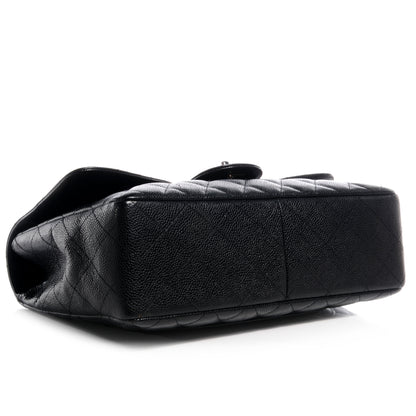 Chanel Caviar Jumbo Single Flap Black 4 of 7