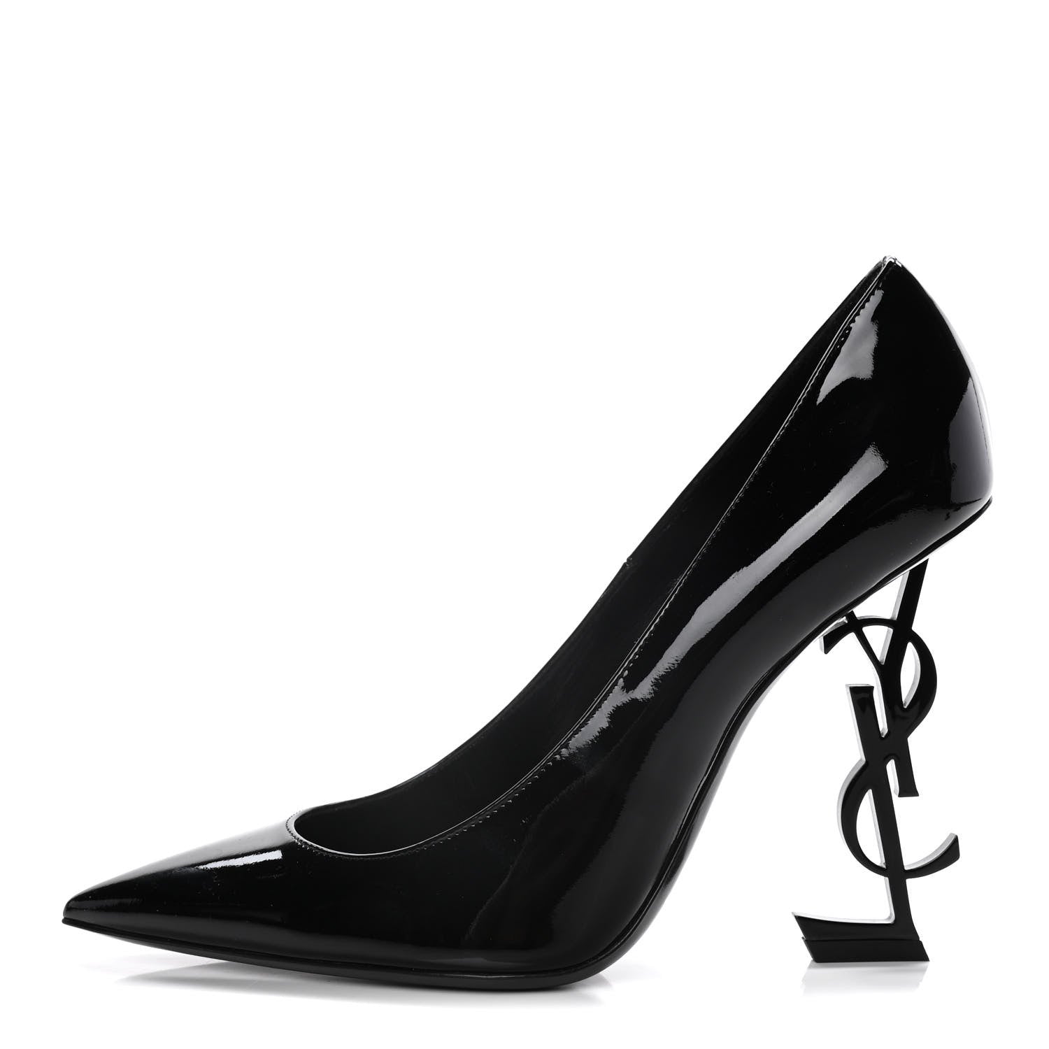 Saint Laurent Patent Opyum 110 Pumps 40 Black 1 of 11