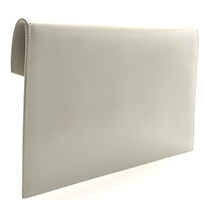 Saint Laurent Smooth Shiny Calfskin Uptown Pouch Crema Soft 3 of 6