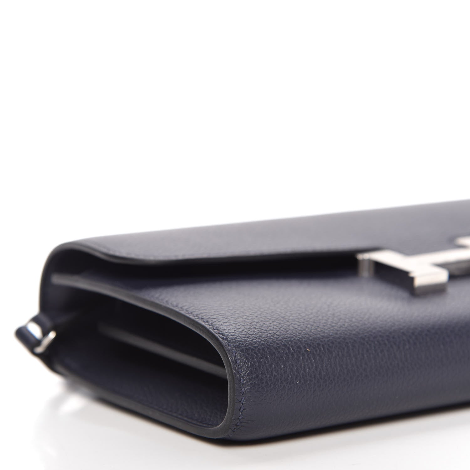 Hermes Evercolor Constance Wallet To Go Bleu Nuit 5 of 8
