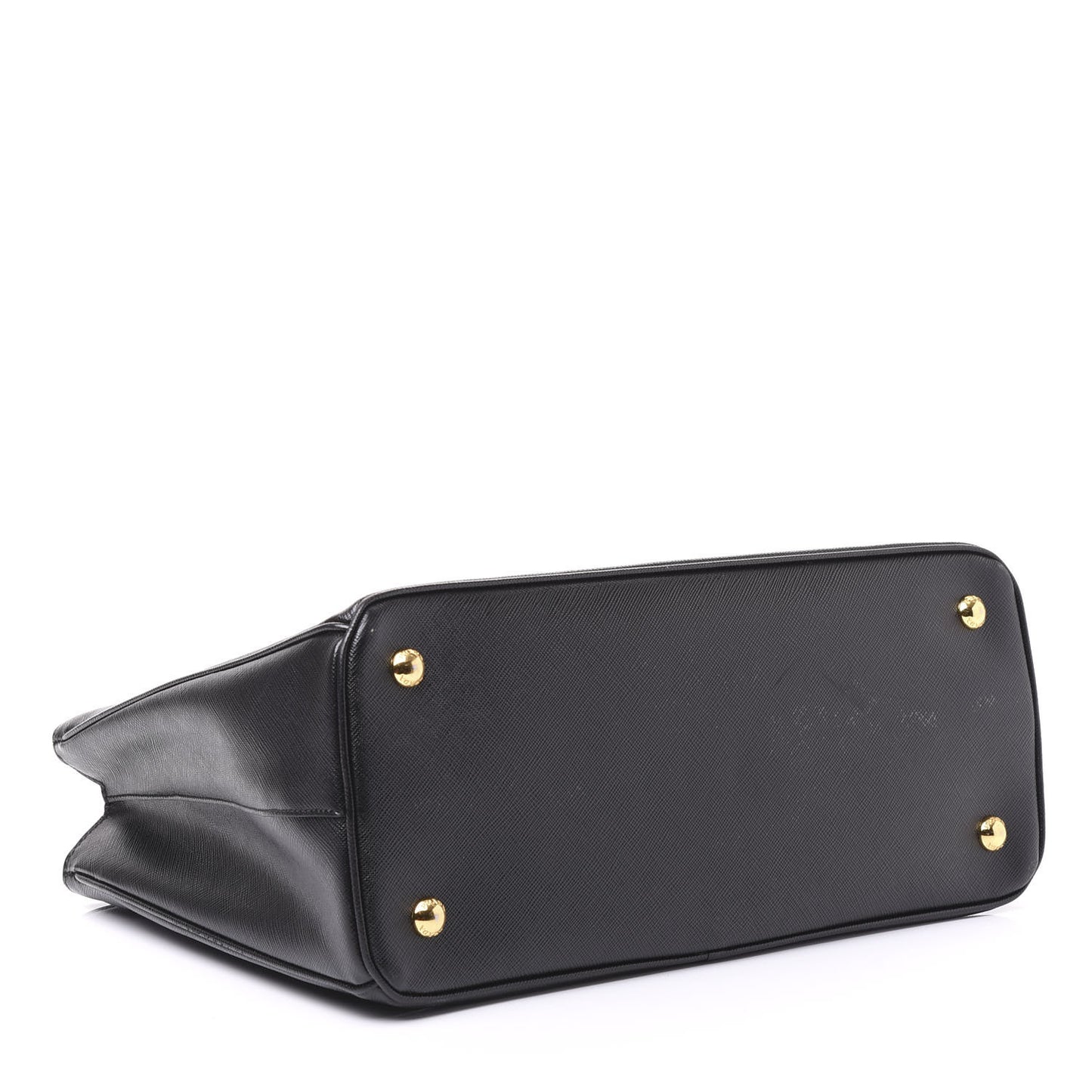 Saffiano Lux Medium Tote Black