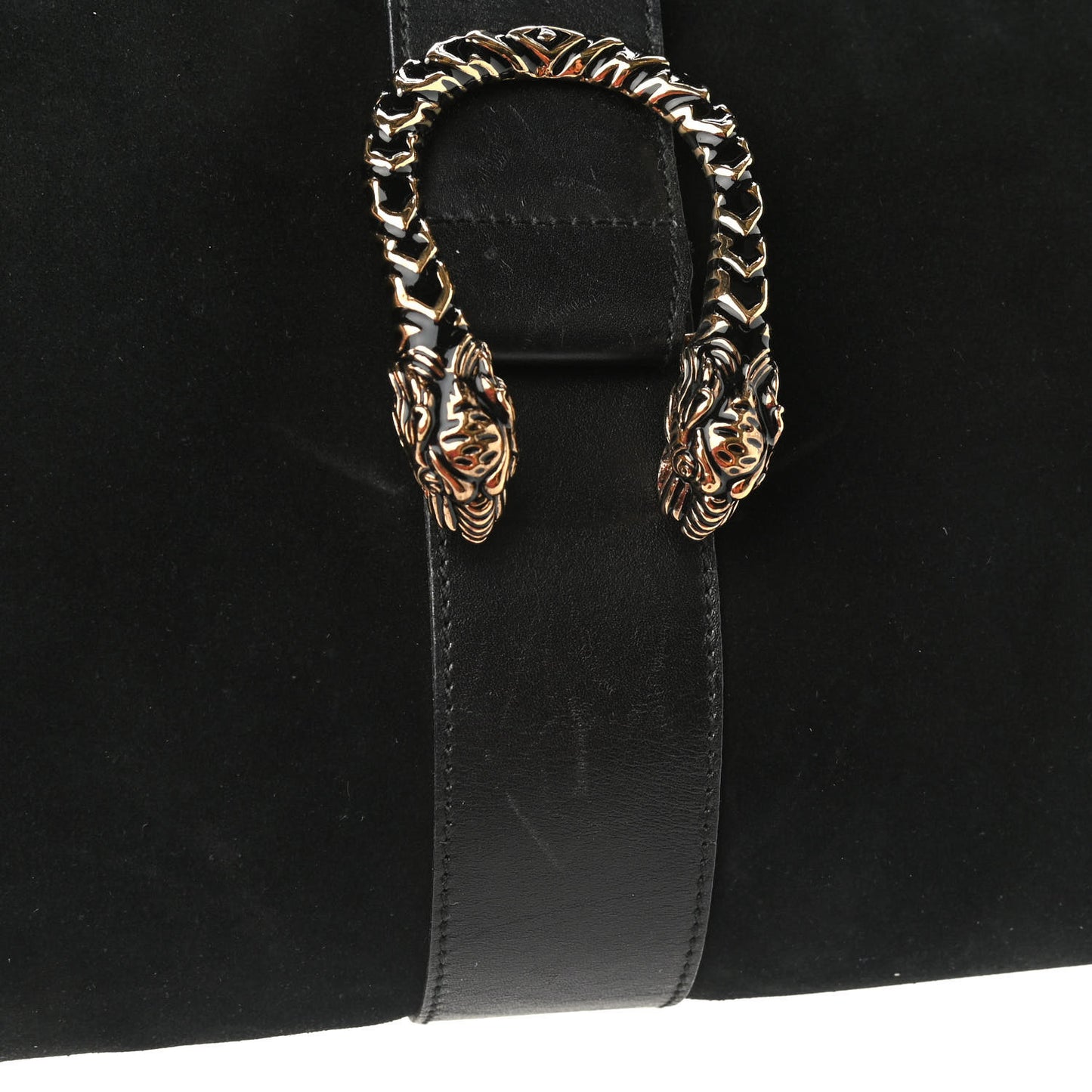 Suede Dionysus Hobo Black
