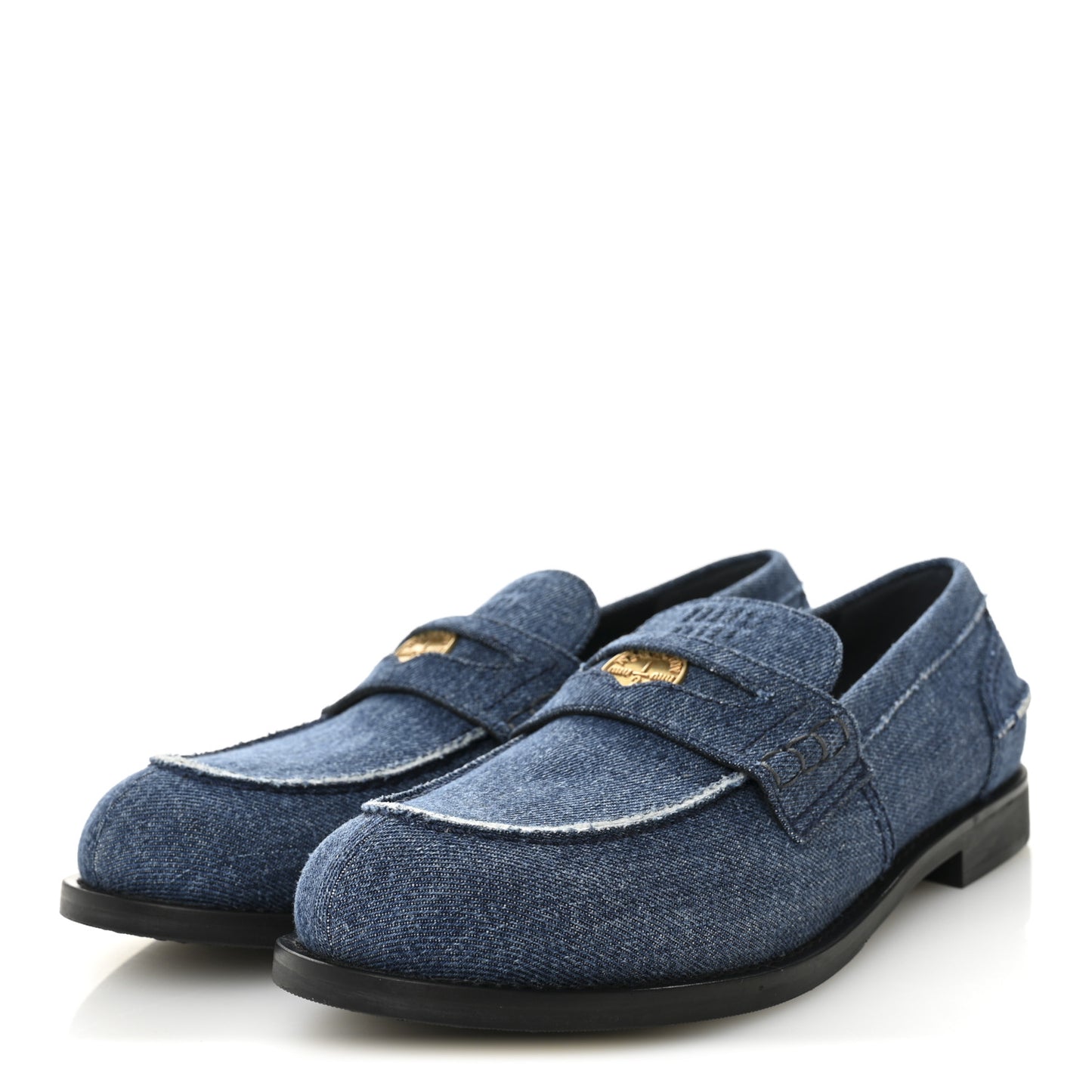 Denim Penny Loafer 40 Denim