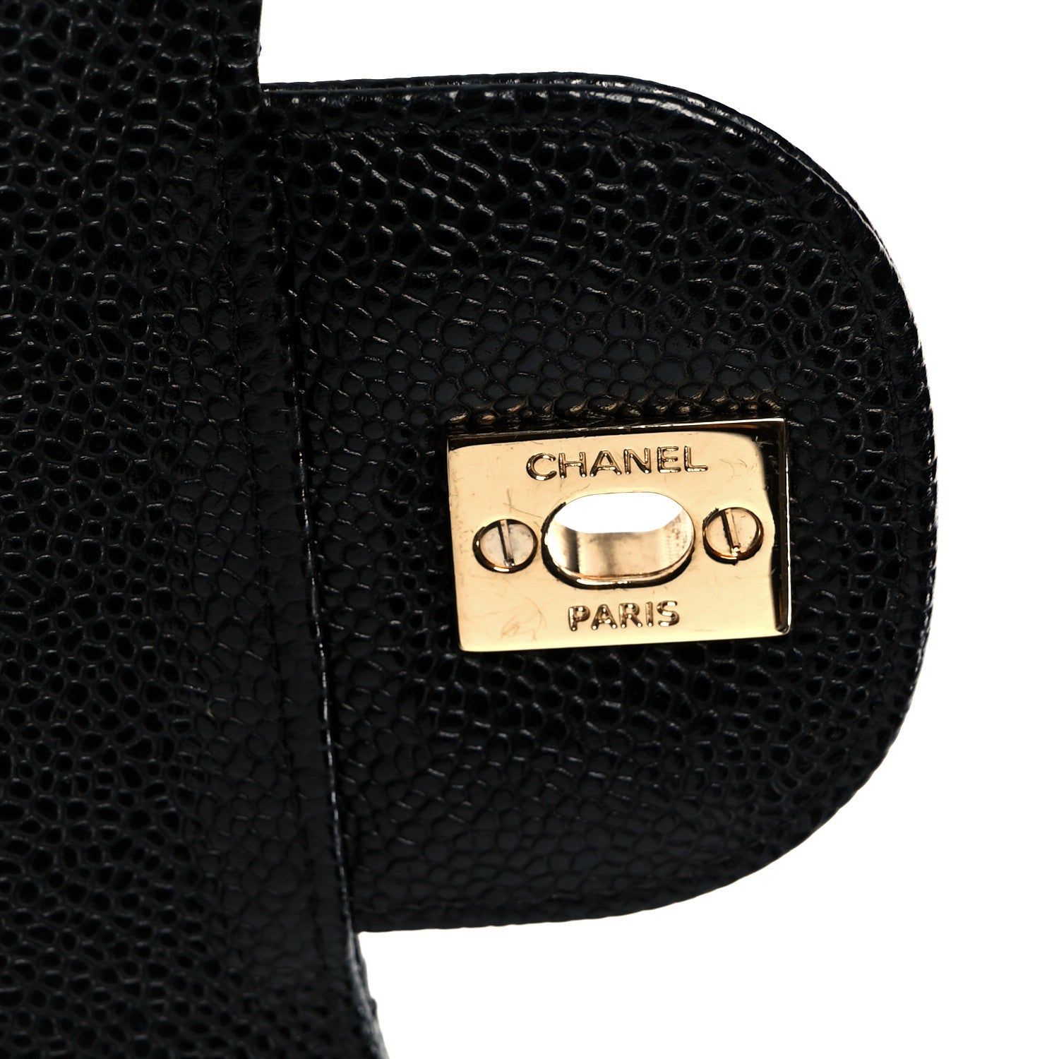 Chanel Caviar Quilted Jumbo Double Flap Black 7 of 12