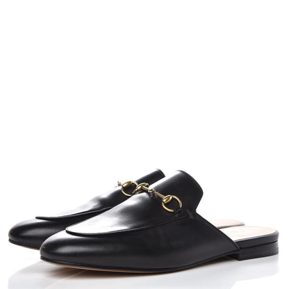 Gucci Calfskin Womens Princetown Slippers 38.5 Black 2 of 10