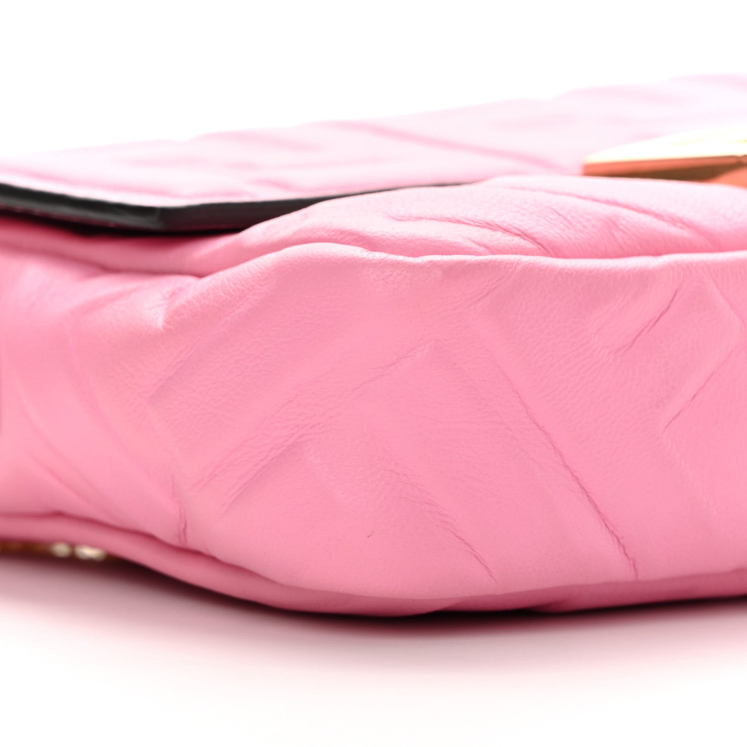 Fendi Nappa FF 1974 Embossed Mini Baguette Lollypop 9 of 13