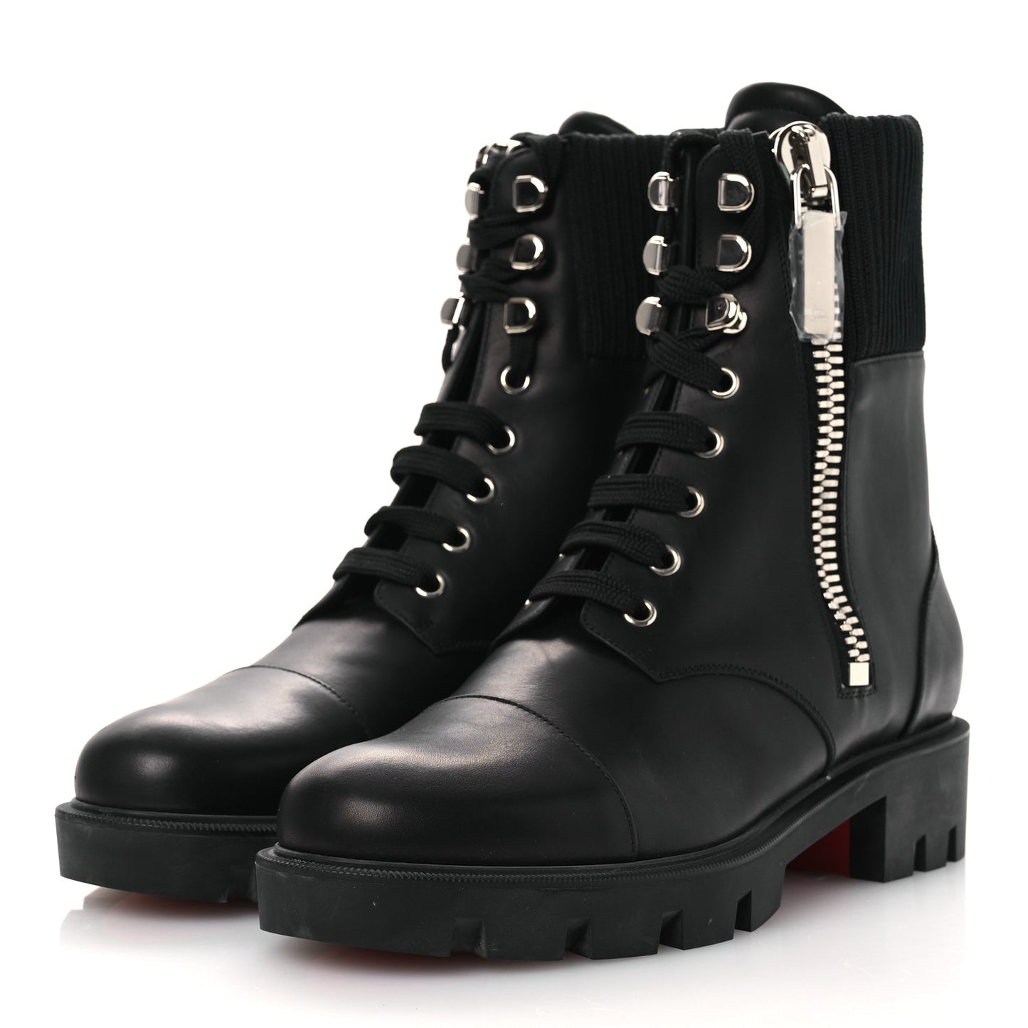 Calfskin Quilted En Hiver Boots 39.5 Black