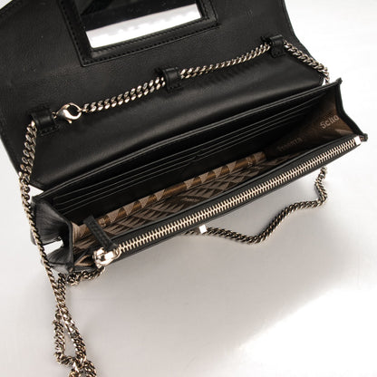 Proenza Schouler Smooth Calfskin PS11 Chain Wallet Black 7 of 7
