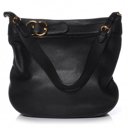 Gucci Leather Large Ride Shoulder Bag Black 1 of 7