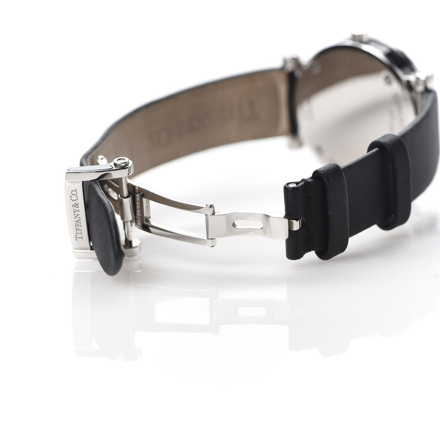 Stainless Steel Satin 30mm Atlas Belt Quartz Watch Black