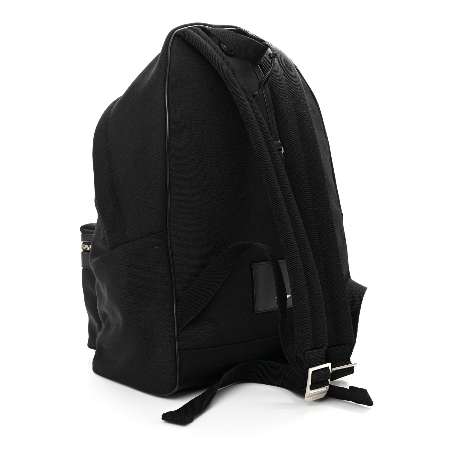 Saint Laurent Canvas City Backpack Black 3 of 10