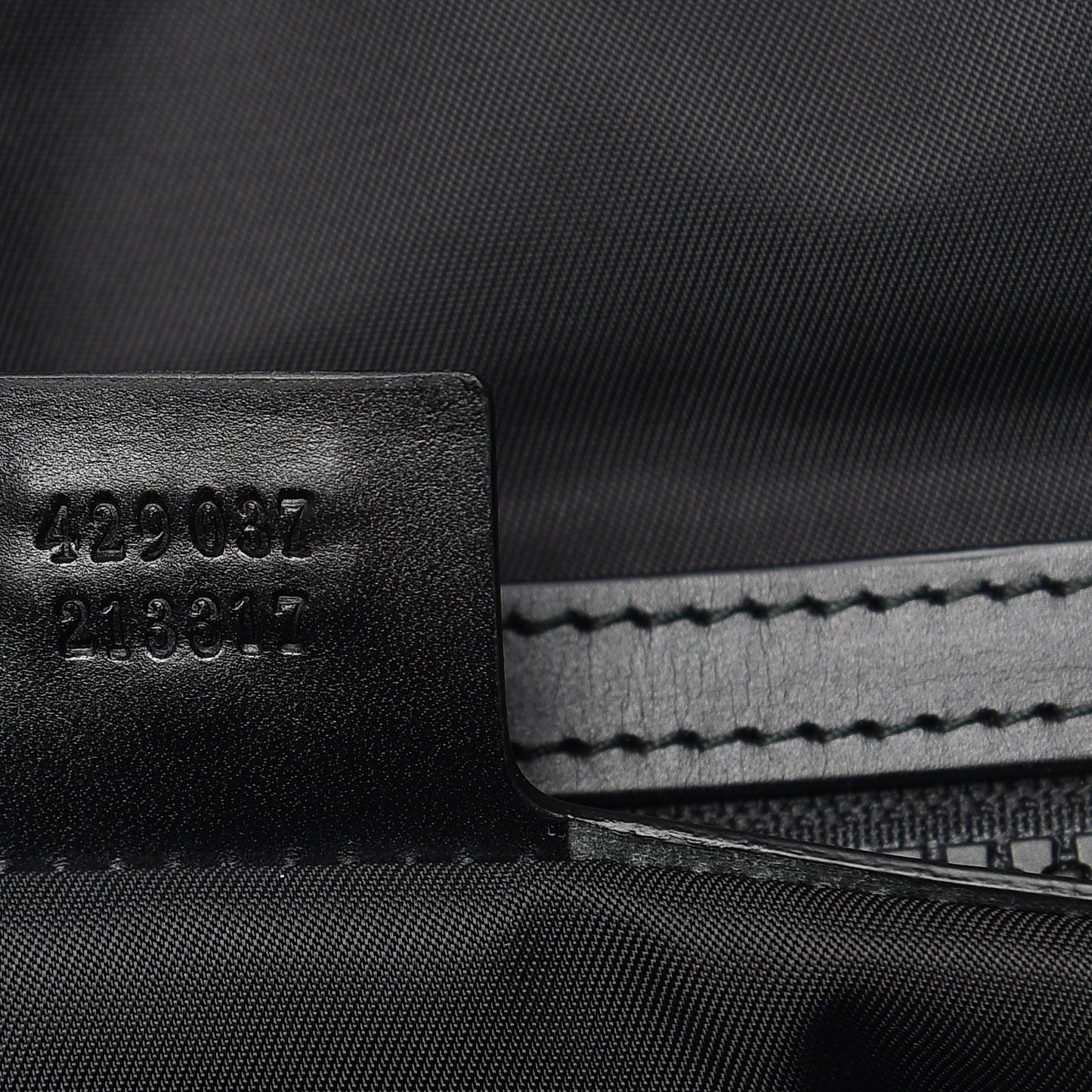 Techno Canvas Web Double Buckle Backpack Black