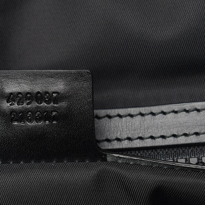 Gucci Techno Canvas Web Double Buckle Backpack Black 7 of 8
