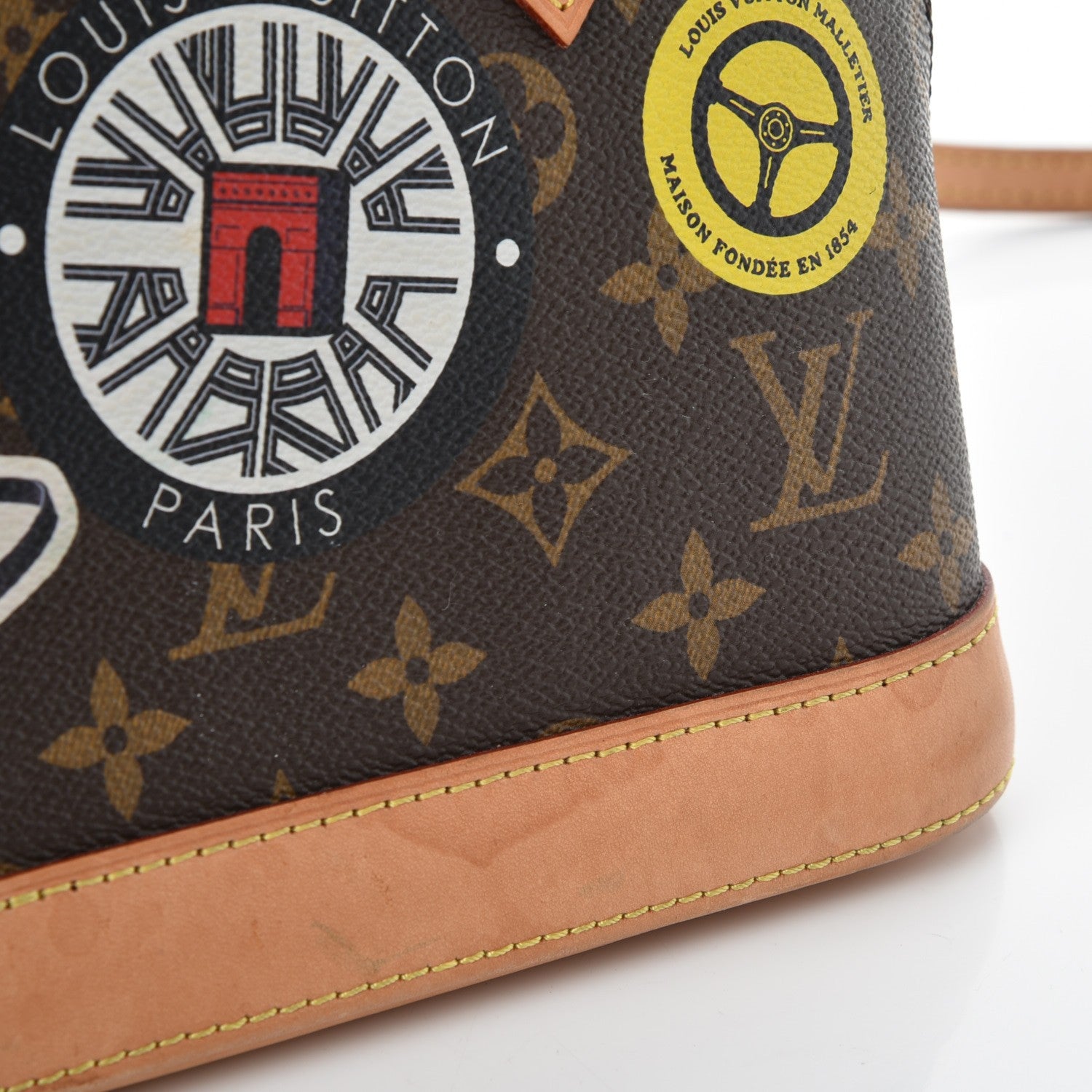 Louis Vuitton Monogram World Tour Alma BB 11 of 19