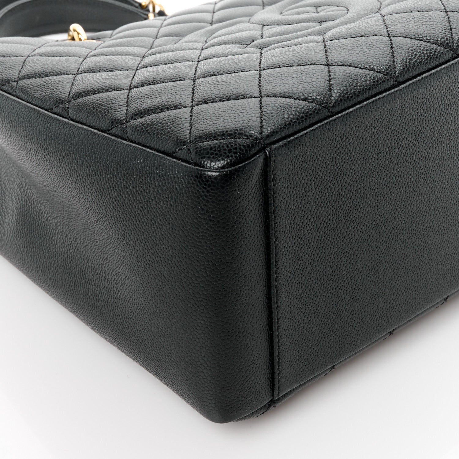 Chanel Caviar Quilted Grand Shopping Tote GST Black 9 of 10