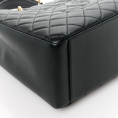 Chanel Caviar Quilted Grand Shopping Tote GST Black 9 of 10
