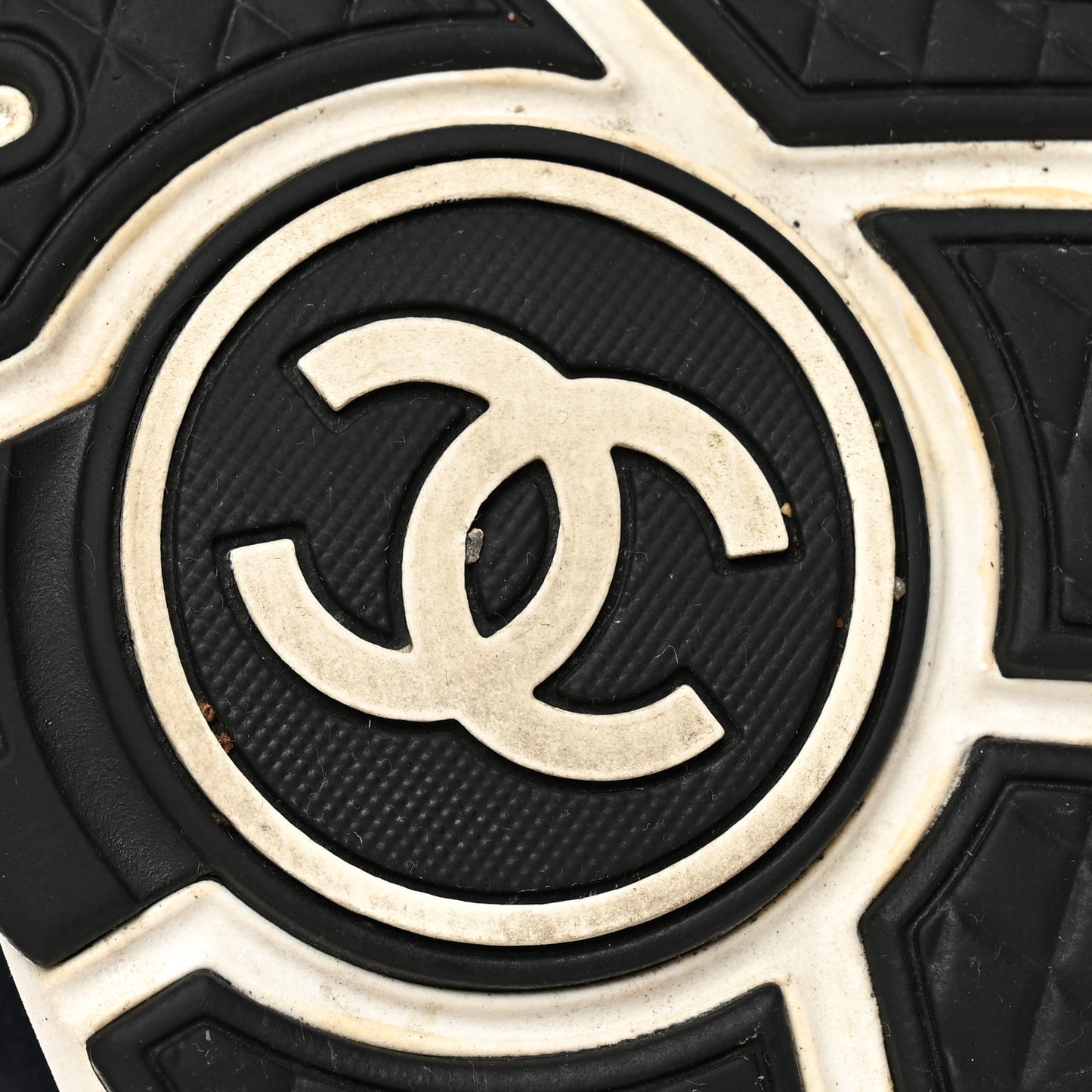 Tweed Suede CC Sneakers 38.5 Navy Red Multicolor