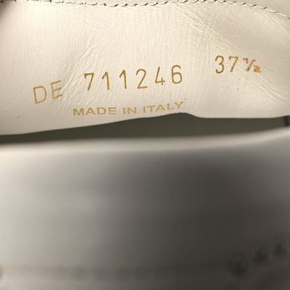 Saint Laurent SAINT LAURENT Calfskin Studded SL/08 Low Top Sneakers 37.5 White 6 of 9