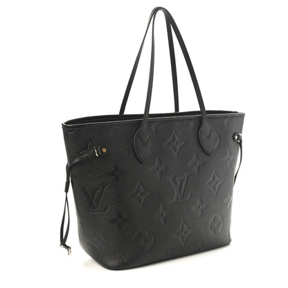 Louis Vuitton Empreinte Monogram Giant Neverfull MM Black 4 of 10