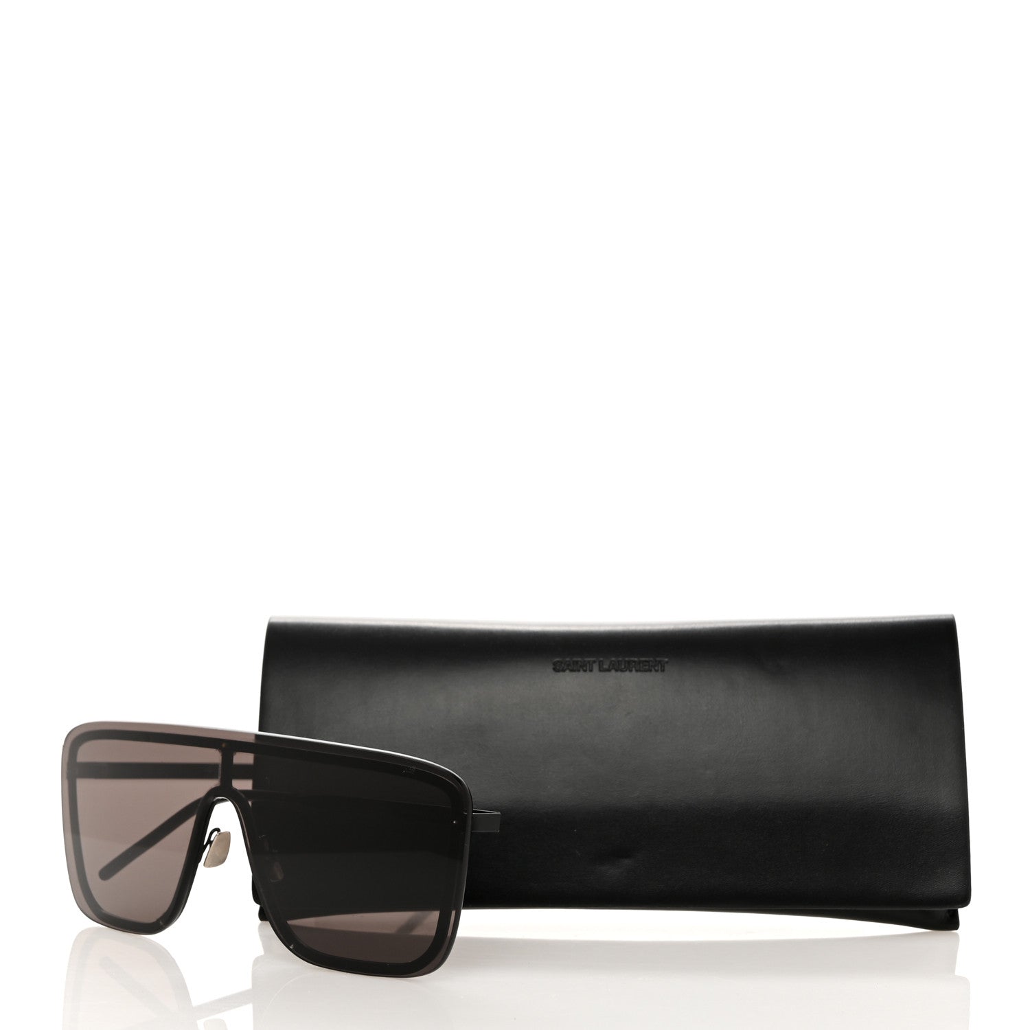 Saint Laurent Metal SL 364 Mask Sunglasses Black 7 of 7