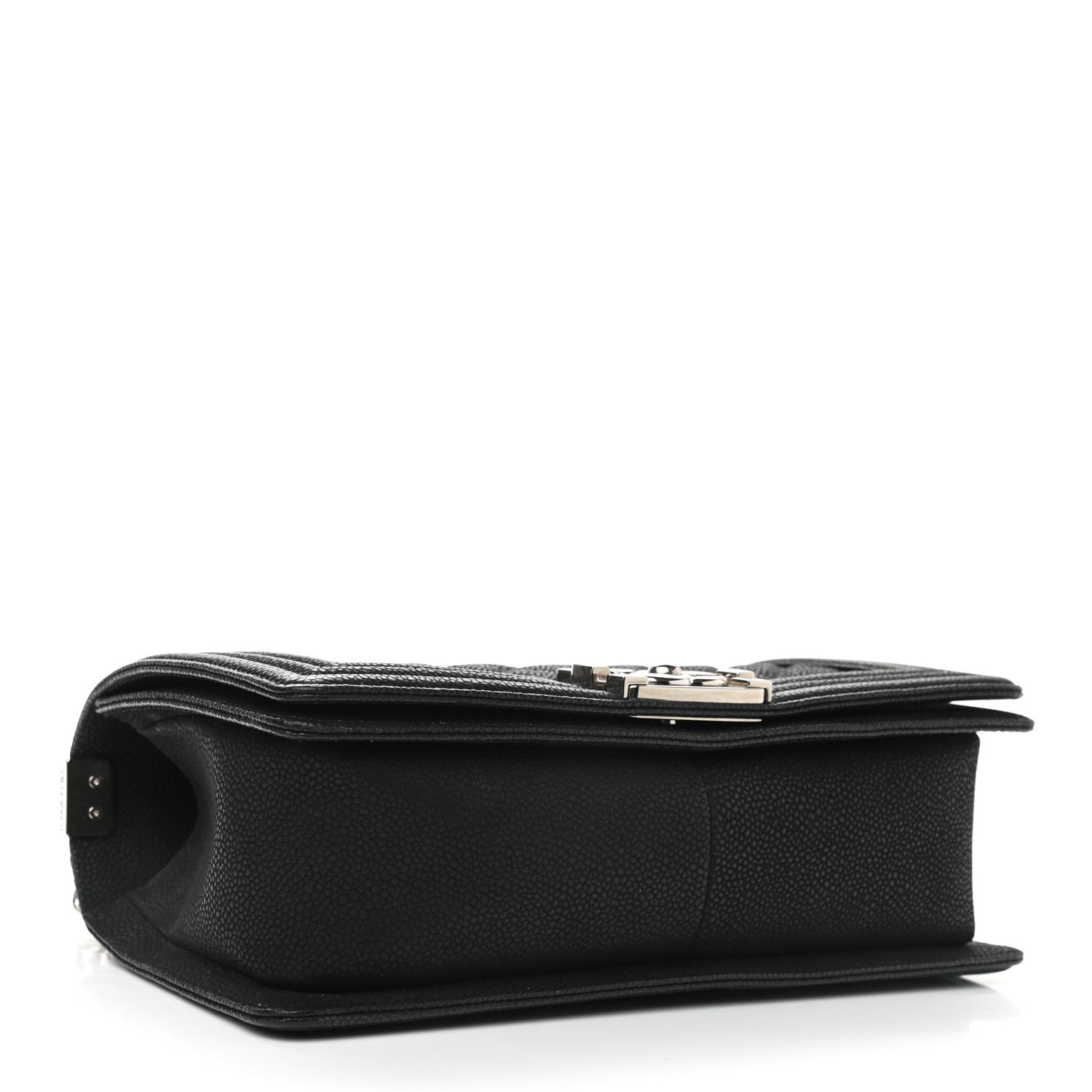 Chanel Iridescent Calfskin Quilted Medium Boy Flap Black 4 of 11