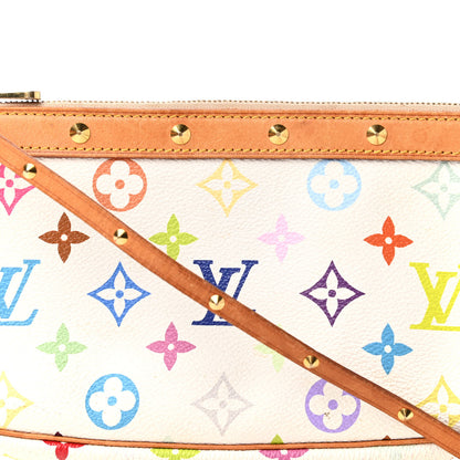 Louis Vuitton Monogram Multicolor Pochette Accessories White 11 of 11