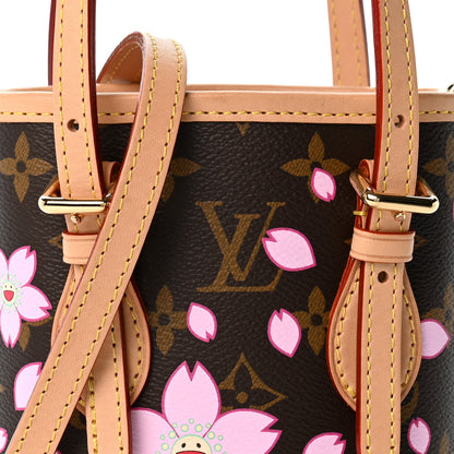 Louis Vuitton LV X TM Monogram Cherry Blossom Nano Bucket Sakura Brown 7 of 10