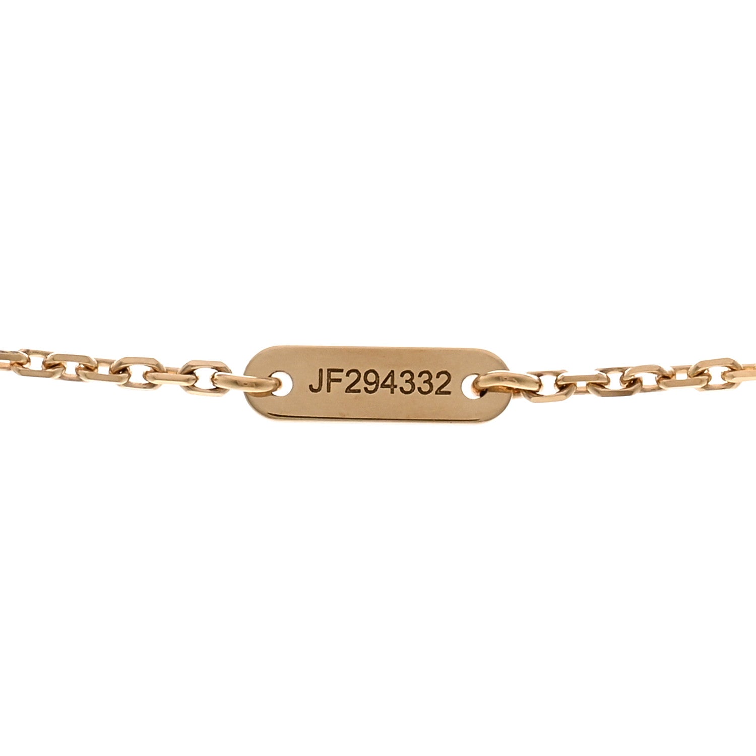 Van Cleef & Arpels 18K Yellow Gold Mother of Pearl Sweet Alhambra Pendant Necklace 5 of 6