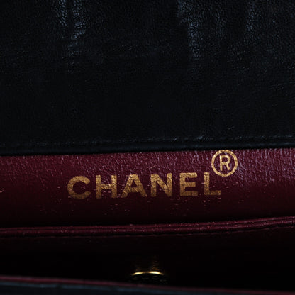 Chanel Lambskin Quilted Small Shoulder Bag Black 7 of 10