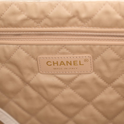 Chanel Shiny Calfskin Quilted Small Chanel 22 White 7 of 11