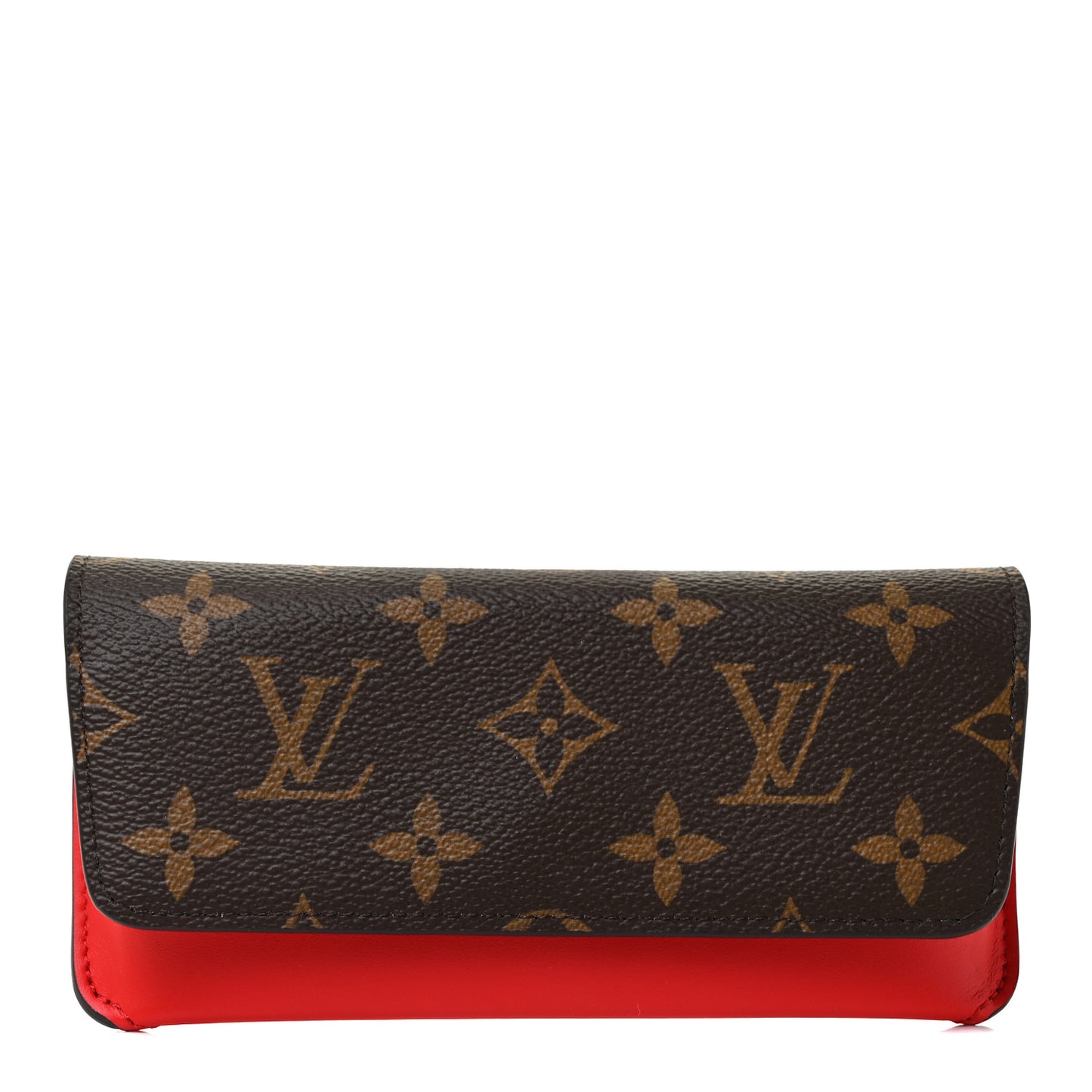 Monogram Woody Glasses Case Rouge