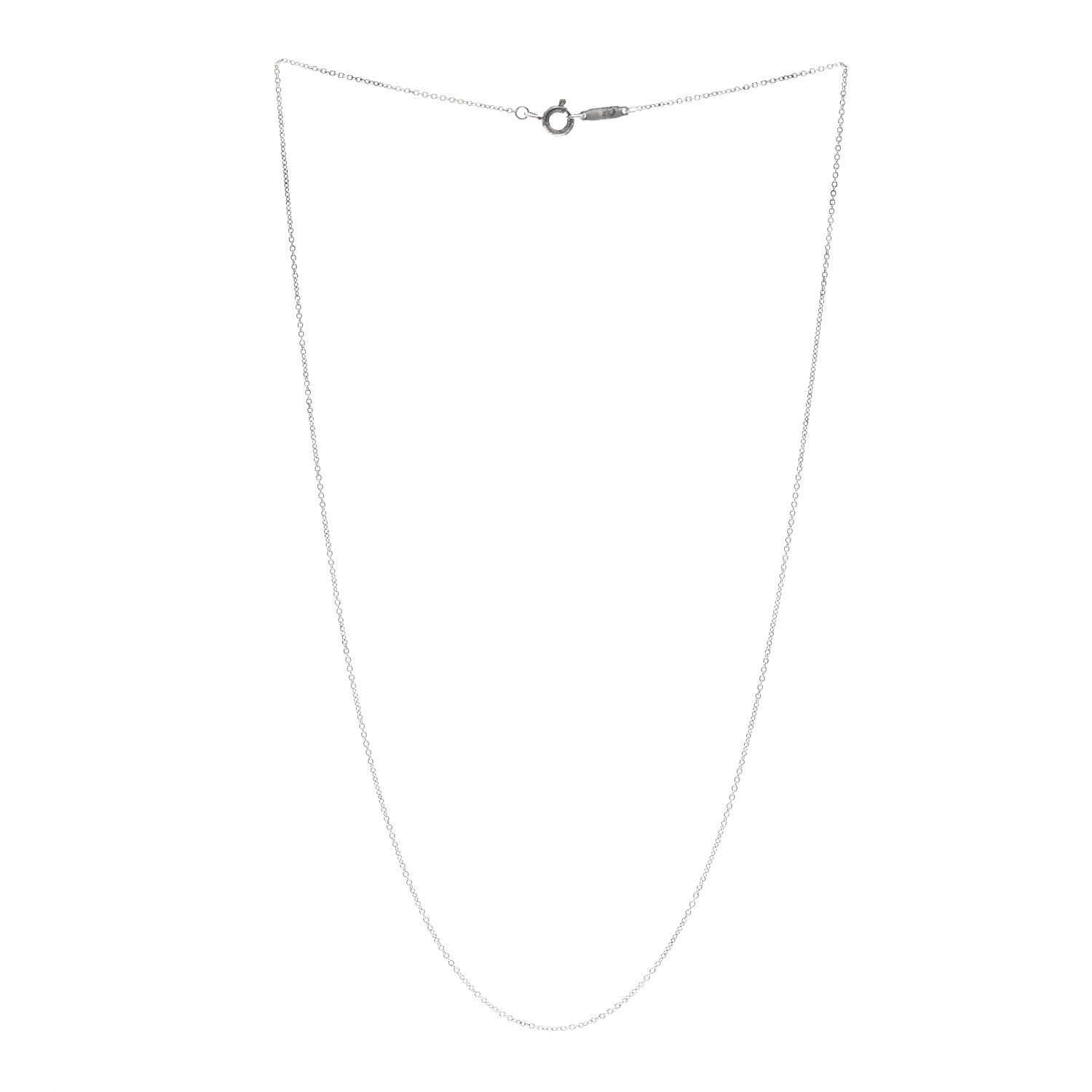 Tiffany Sterling Silver Chain Necklace 18" 3 of 4