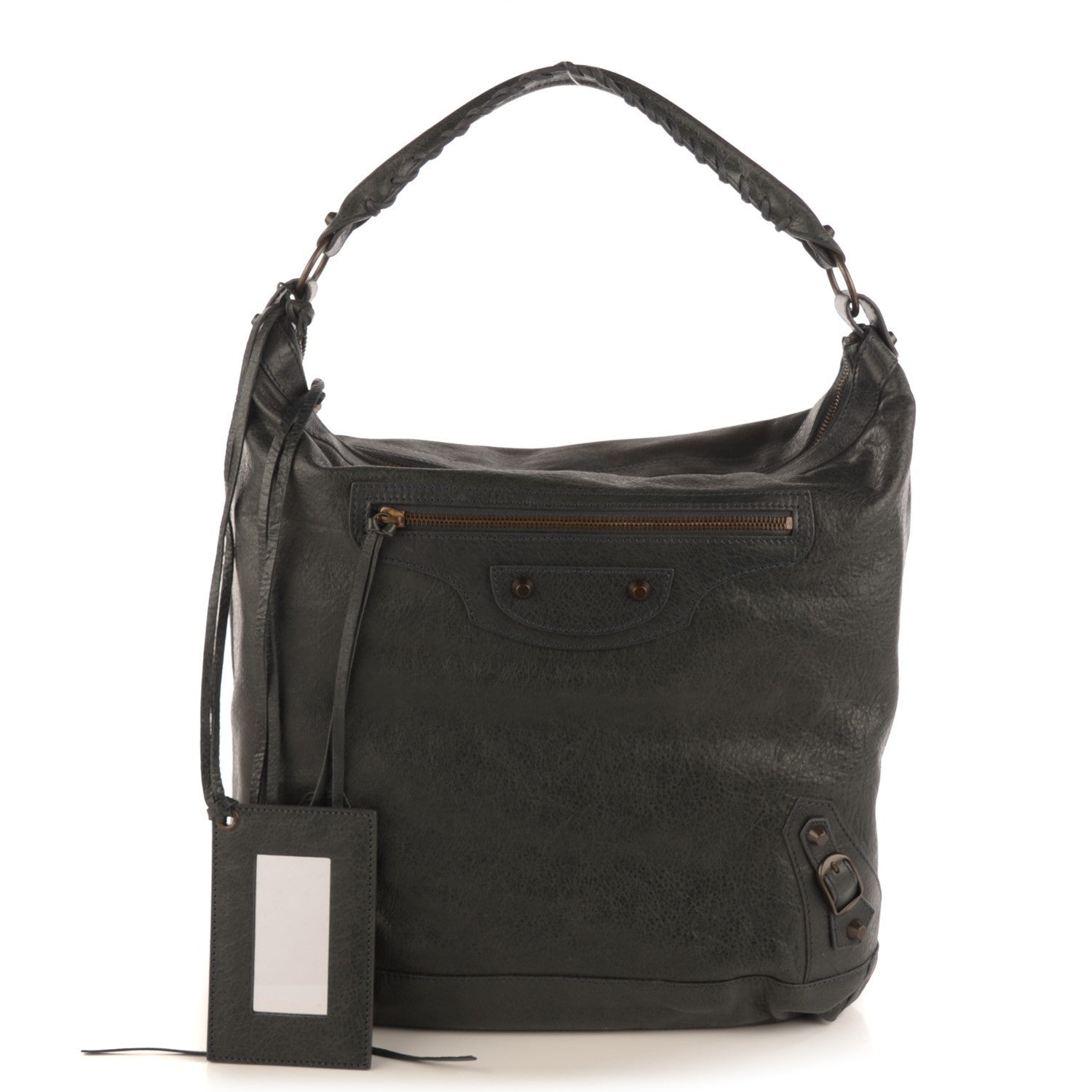 Balenciaga Agneau Classic Hardware Day Hobo Anthracite 1 of 7