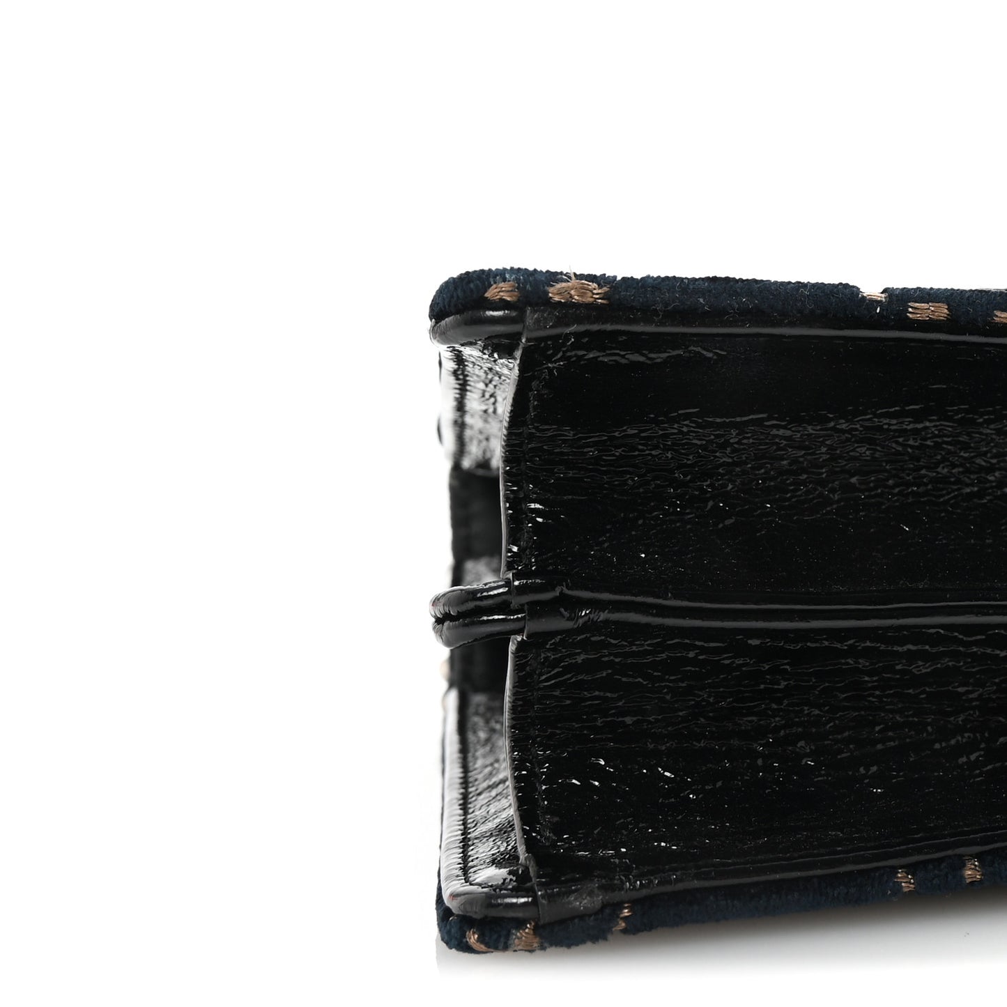 Velvet Skipper GG Monogram Small Dionysus Shoulder Bag Blue Beige Black