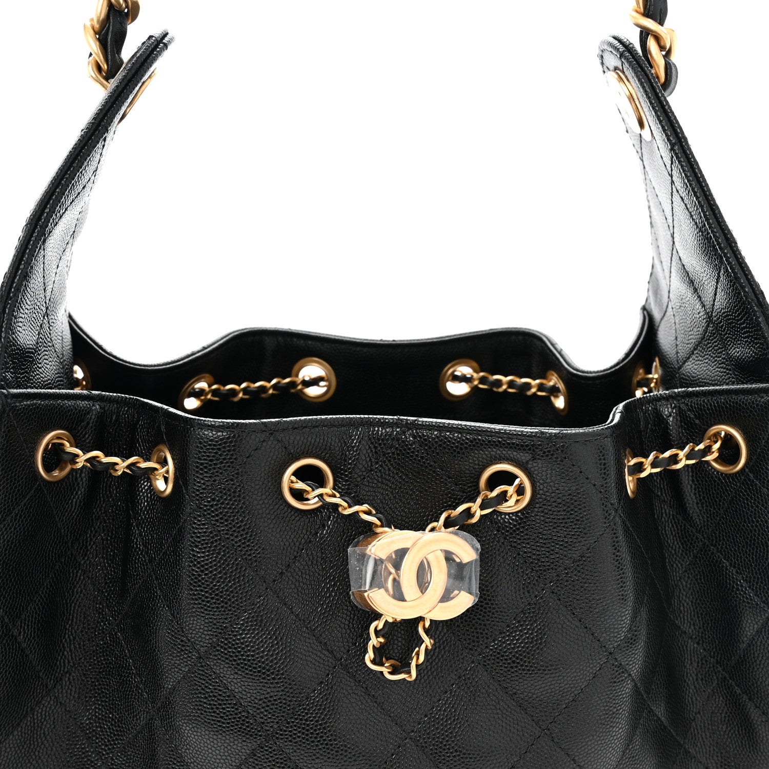 Chanel Caviar Quilted Small Chanel 25 Handbag Black 8 of 10