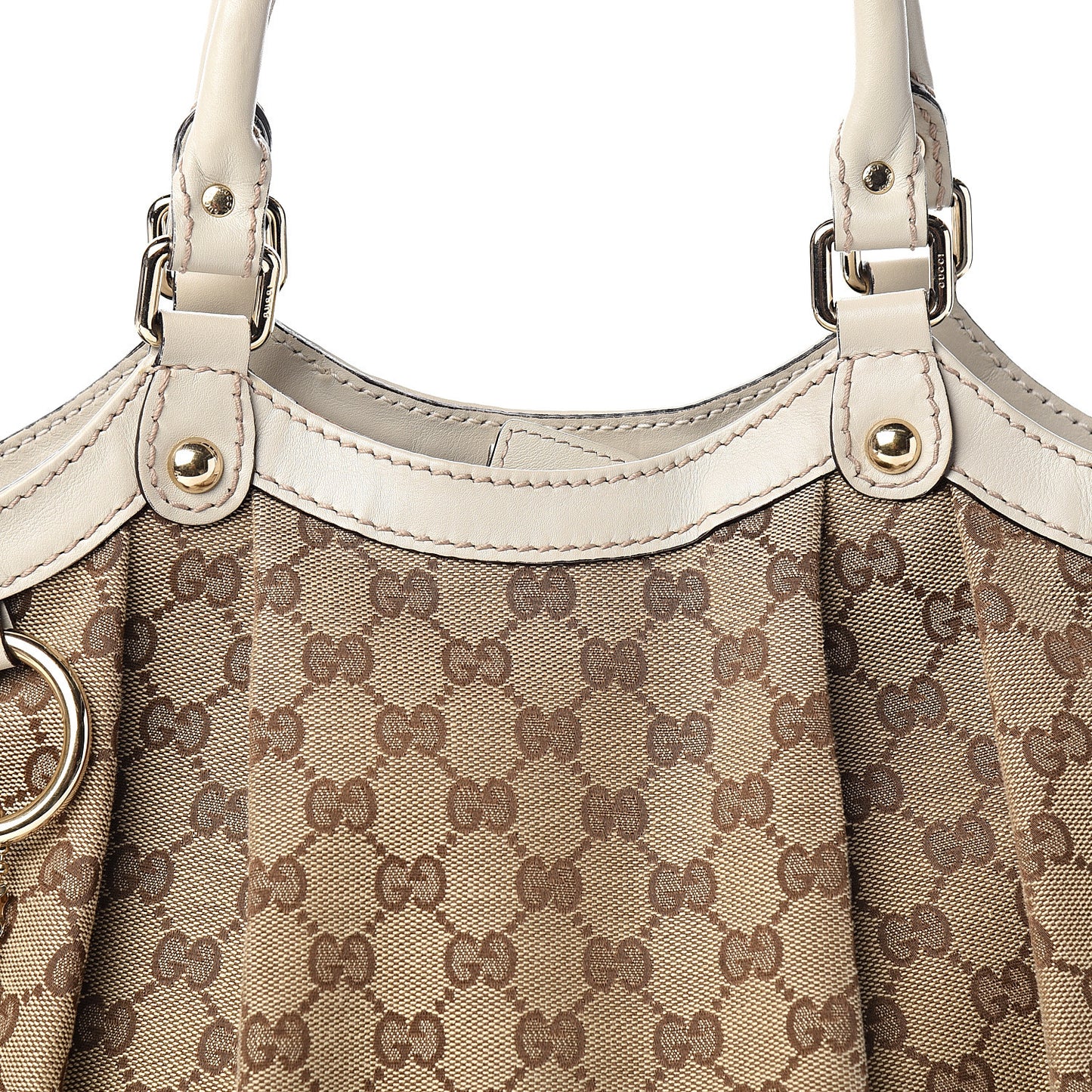 Monogram Medium Sukey Tote Off White